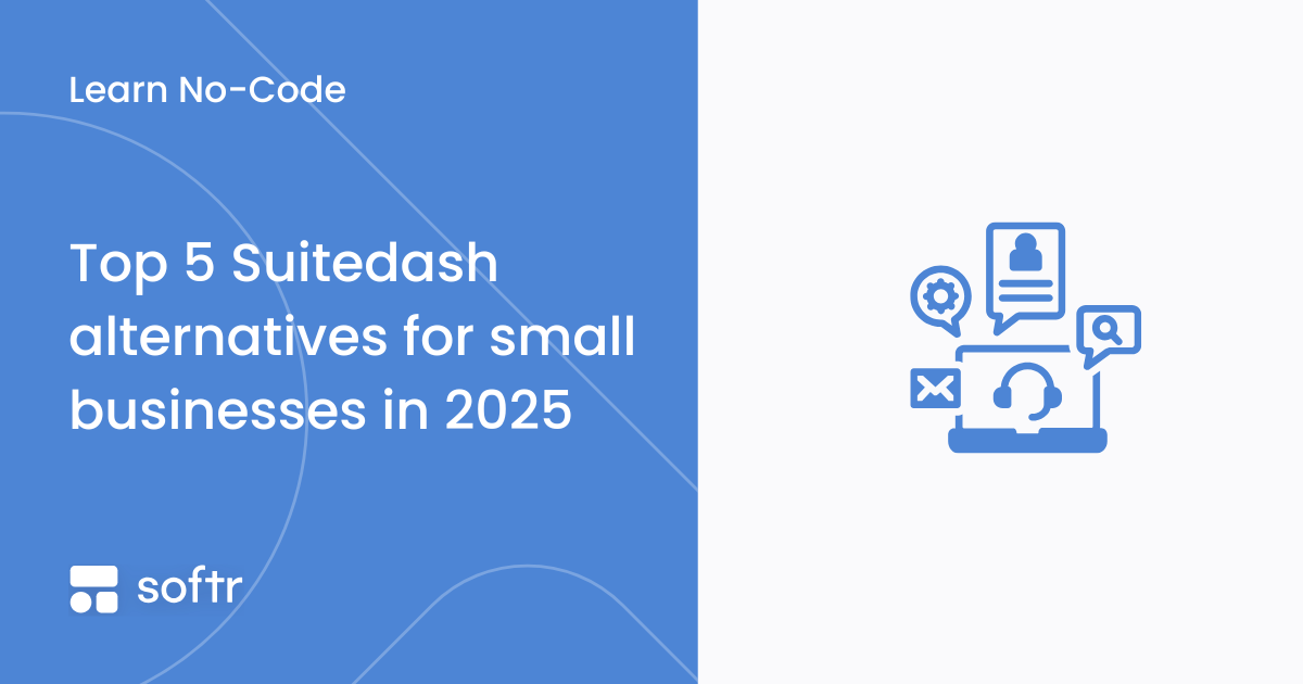 Comparison graphic of SuiteDash alternatives for small business client portals
