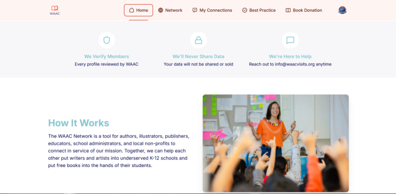 WAAC Author & Educator Network Platform