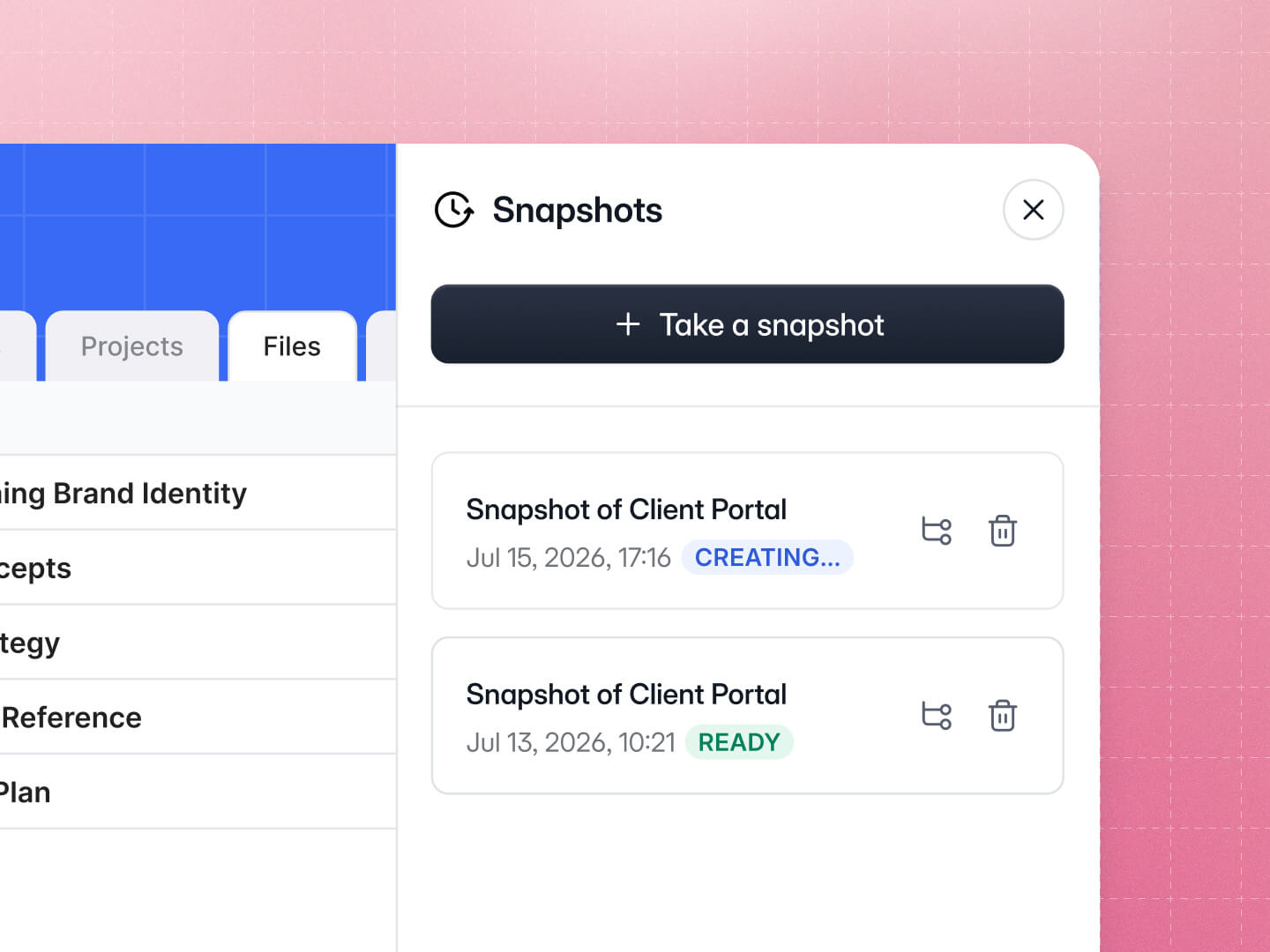 Back up Softr Databases with snapshots