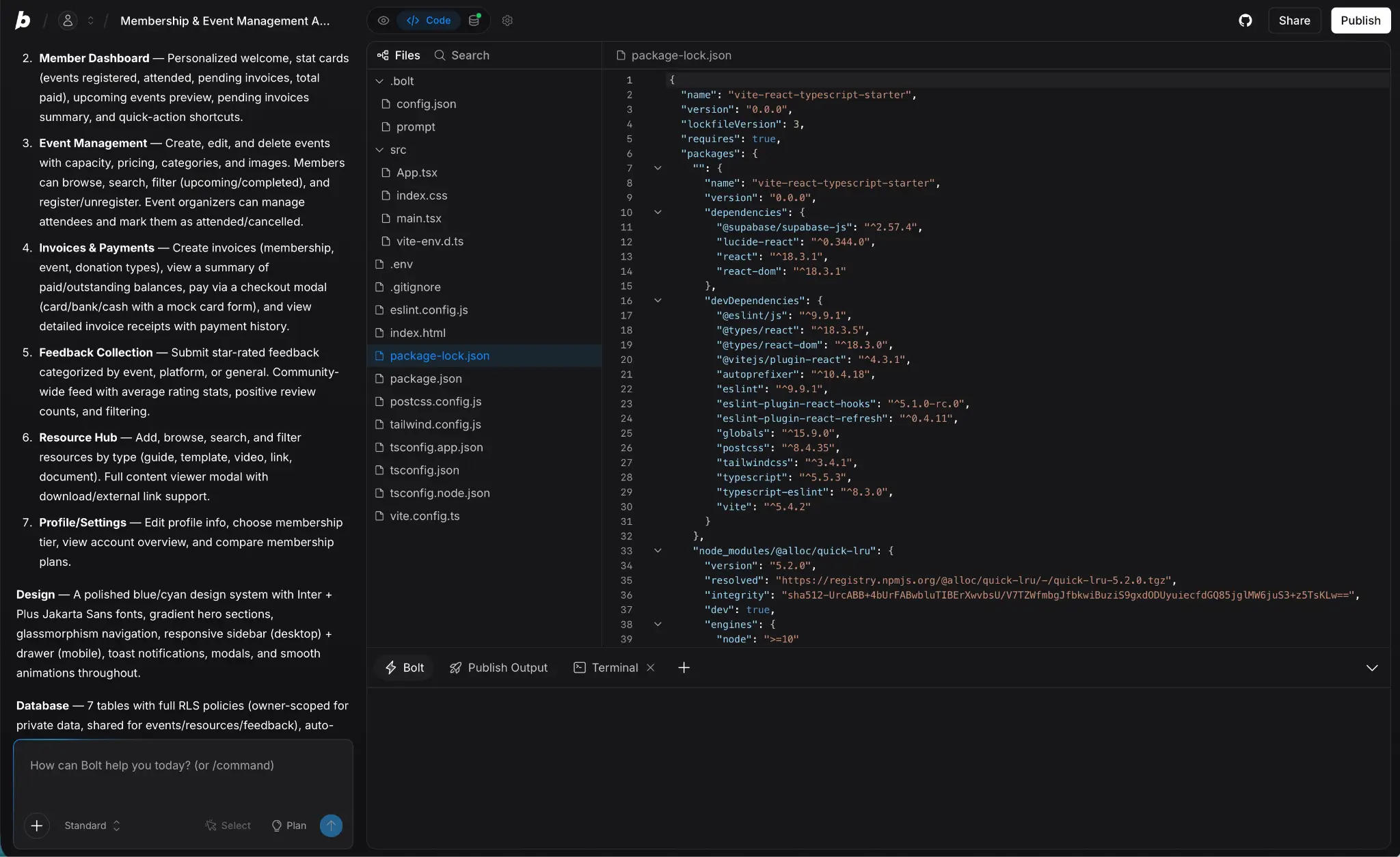 Bolt development app builder
