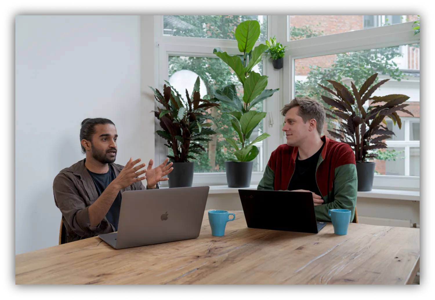 Operations team preparing a business case presentation for no-code adoption