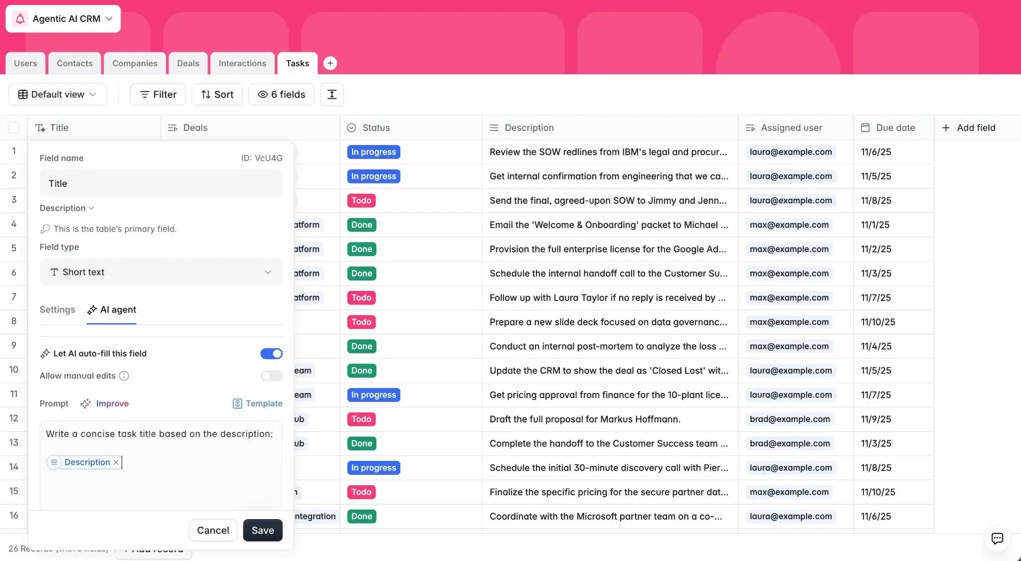 Sotr databases demonstrating AI agent capabilities