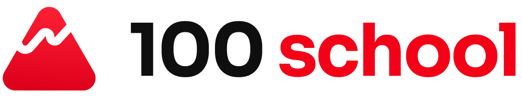 100 School logo