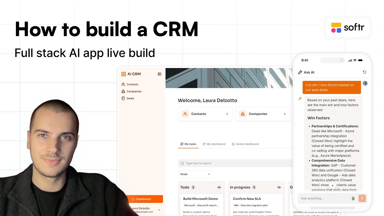 How to Build a Custom CRM with AI (No-code Tutorial + Free Template)