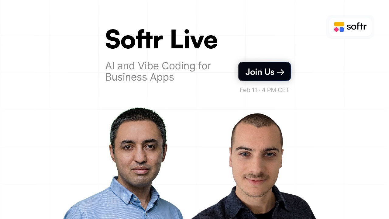 Softr Live: AI and Vibe Coding Business Apps