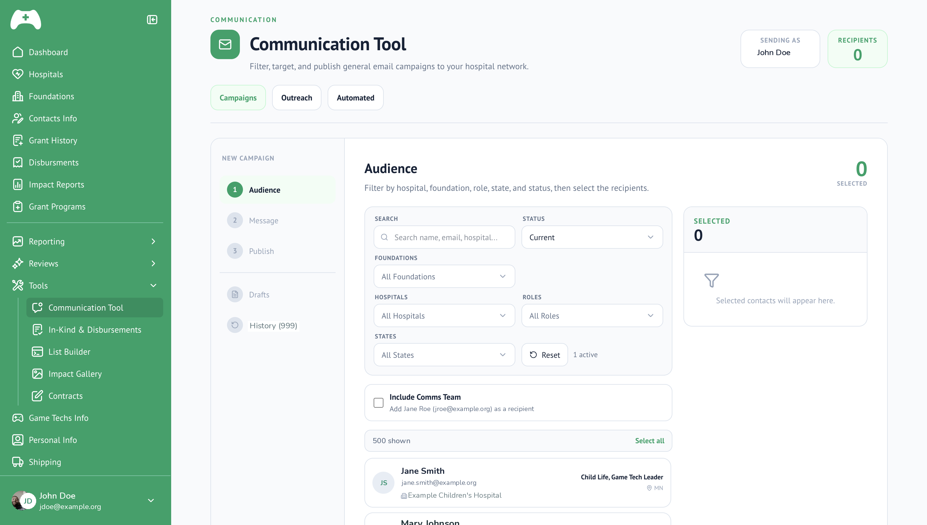 Child's Play communication tool