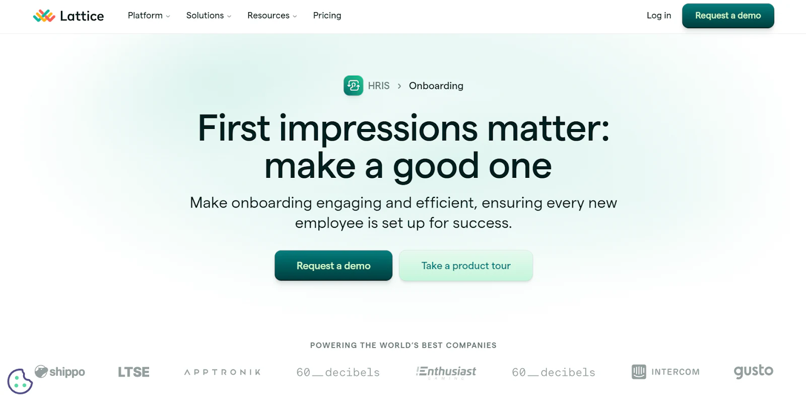Lattice employee engagement surveys and goal dashboard