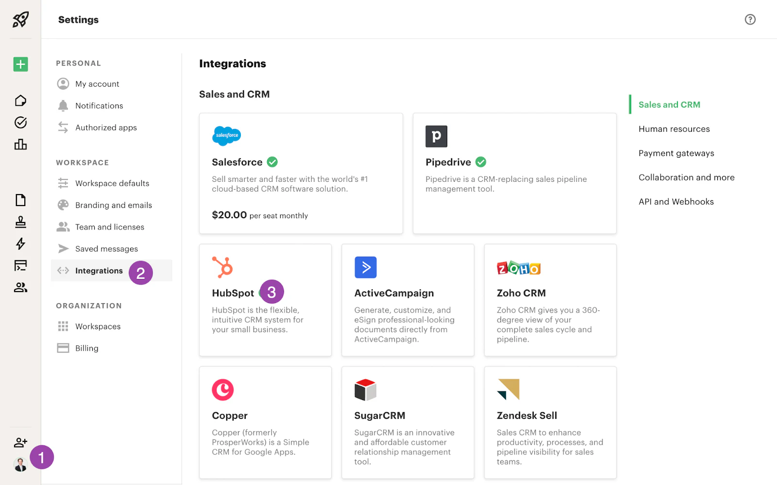 PandaDoc document workflow platform homepage
