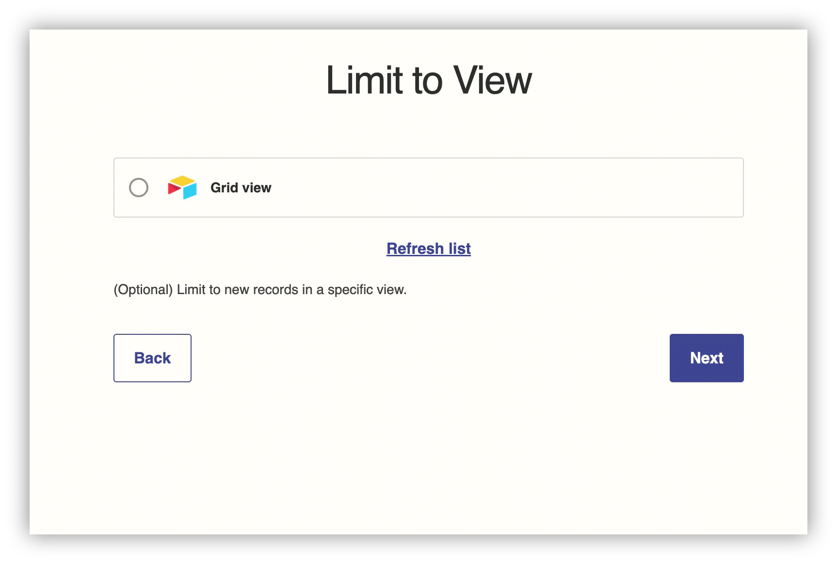 Airtable view
