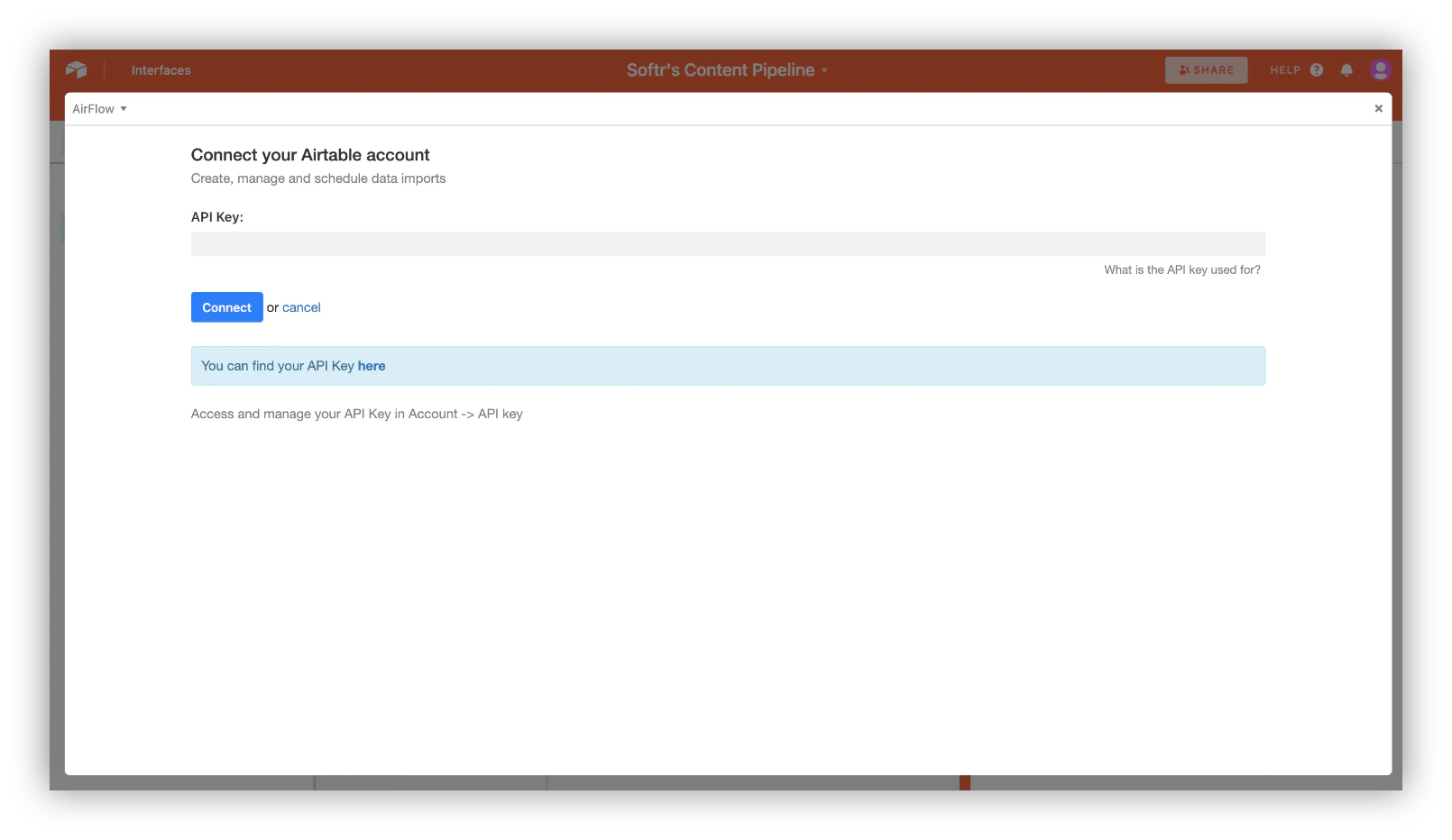 Add Airtable API