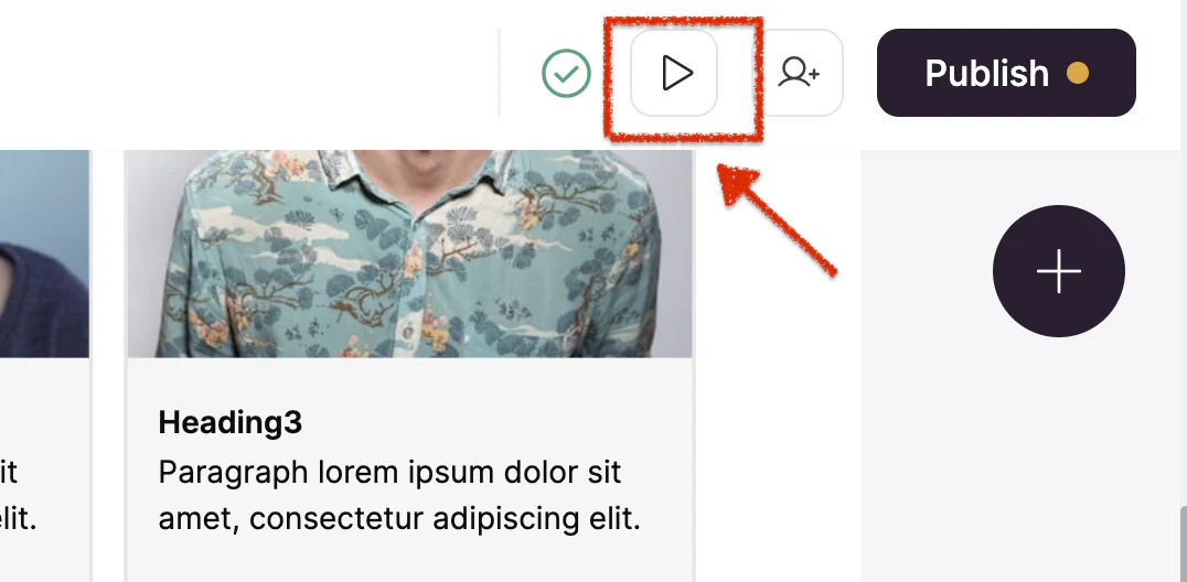 Previewing a filtered Softr list view to confirm the conditional filters work