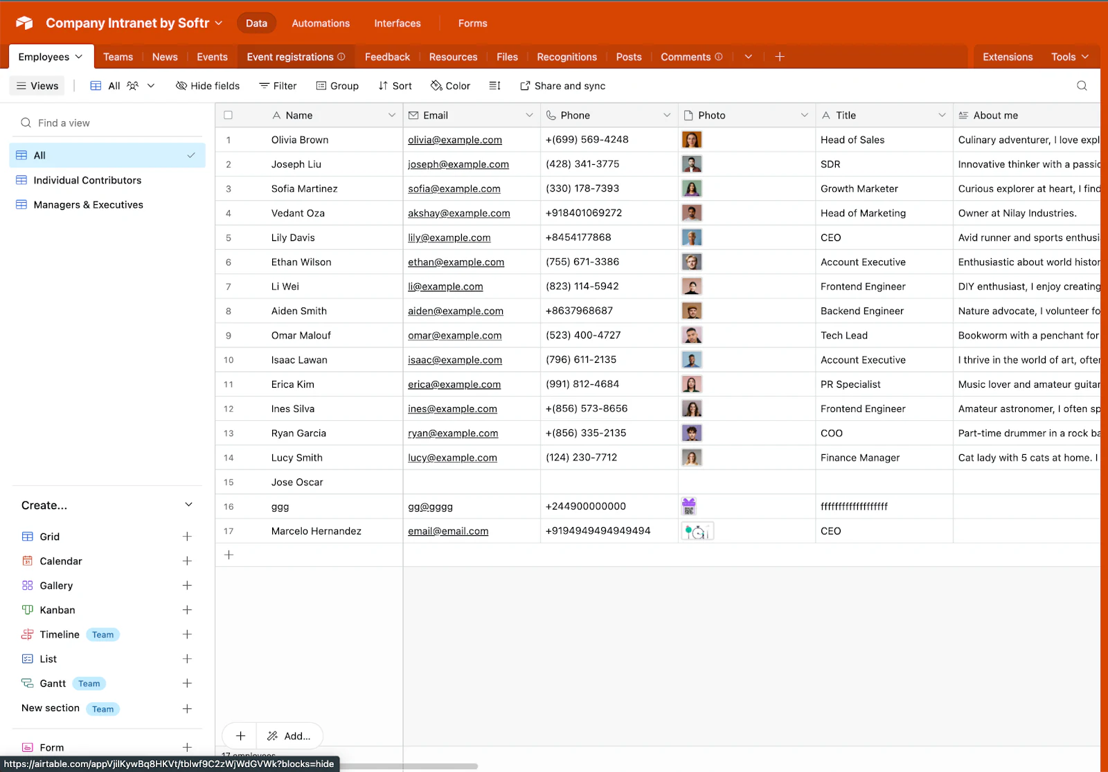 Update your data in Airtable
