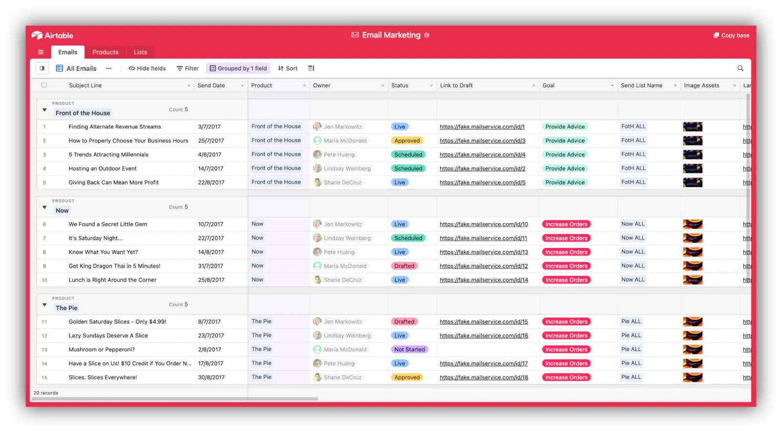 Automate tasks in your Airtable CRM