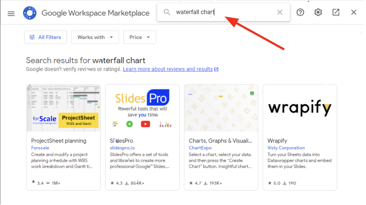 Step 2: Search for an add-on