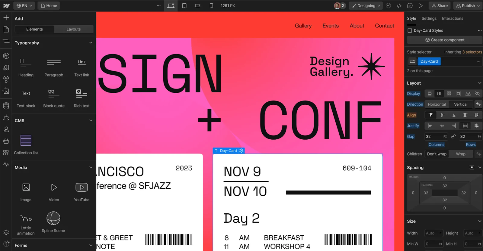 Webflow is a Glide alternative