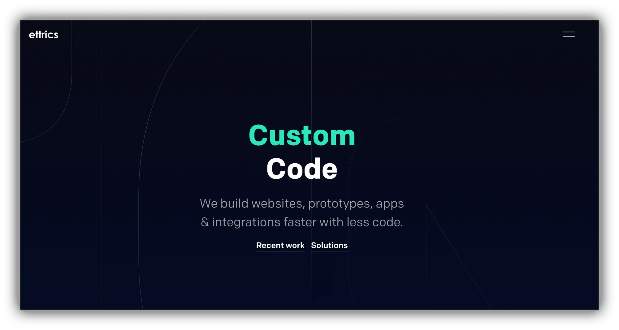 No-code agency Ettrics
