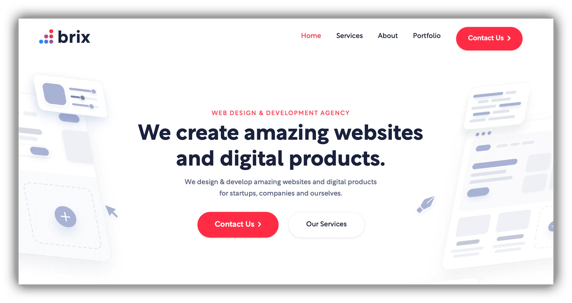 No-code agency Brix