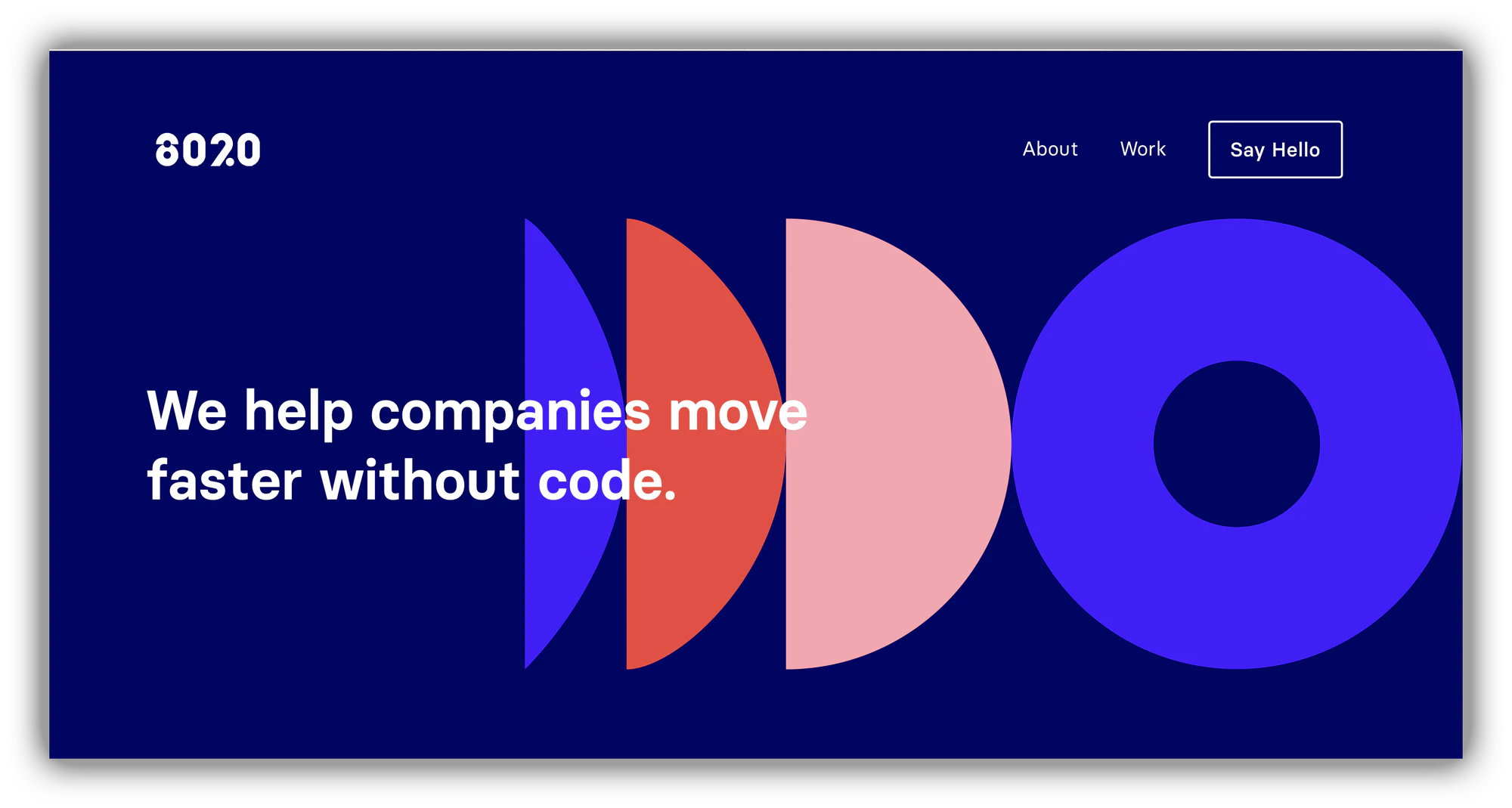 No-code agency 8020