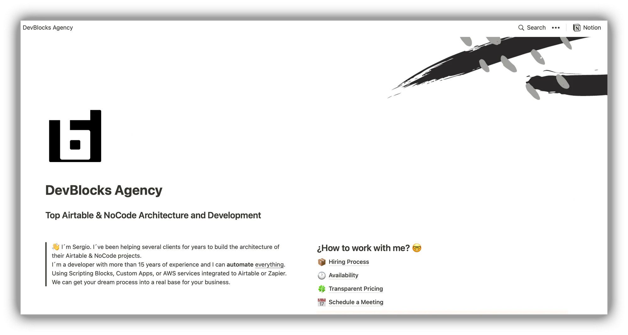 No-code agency DevBlocks