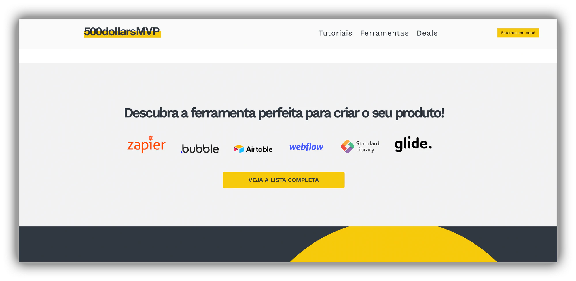 No-code agency 500dollarsMVP