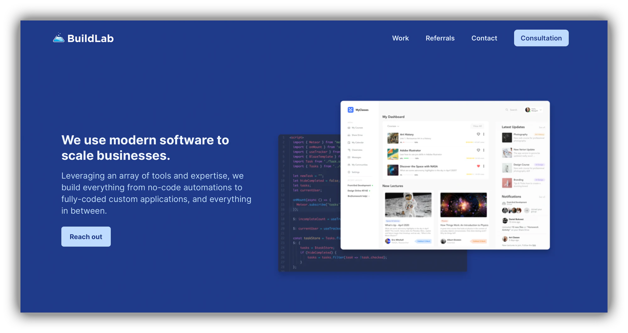 No-code agency Build Lab