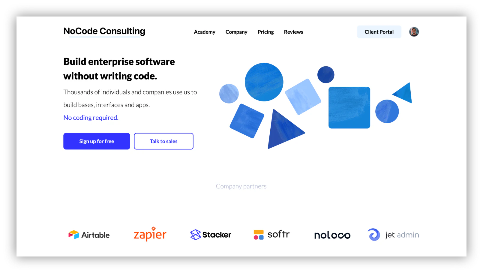 NoCode Consulting no-code agency