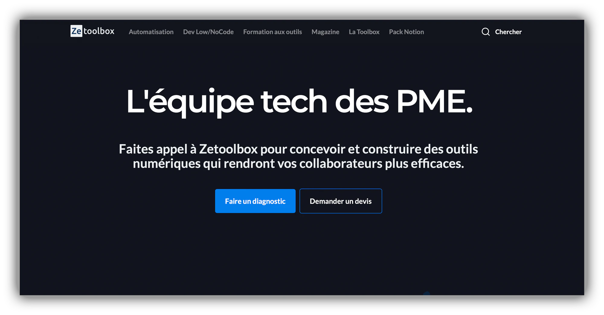 Zettolbox no-code agency