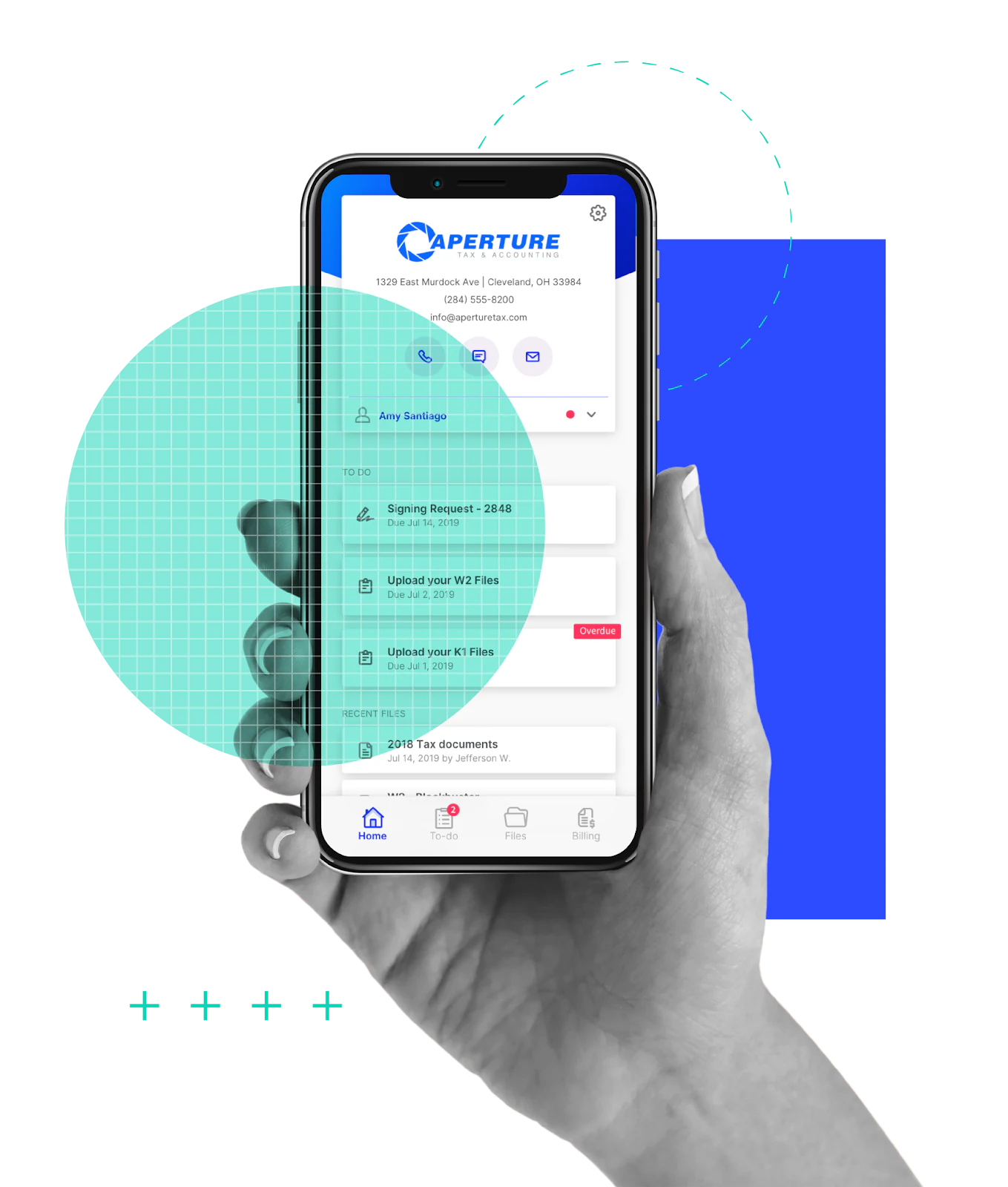 Canopy accounting client portal