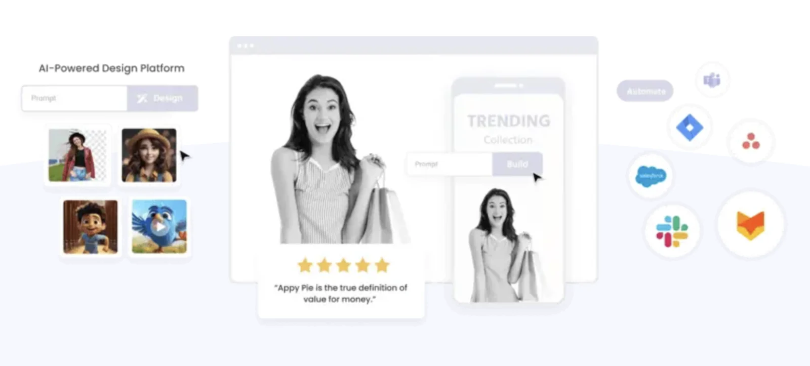 AppyPie no-code app builder homepage