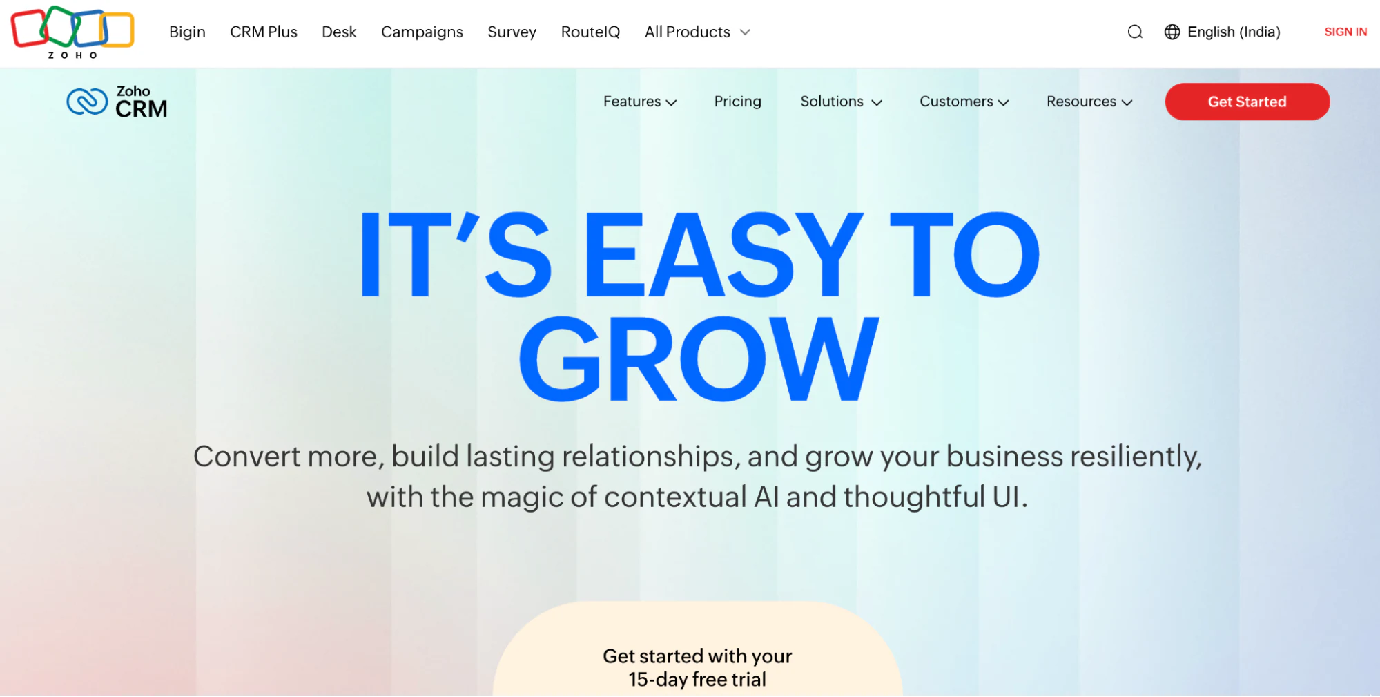 Zoho CRM