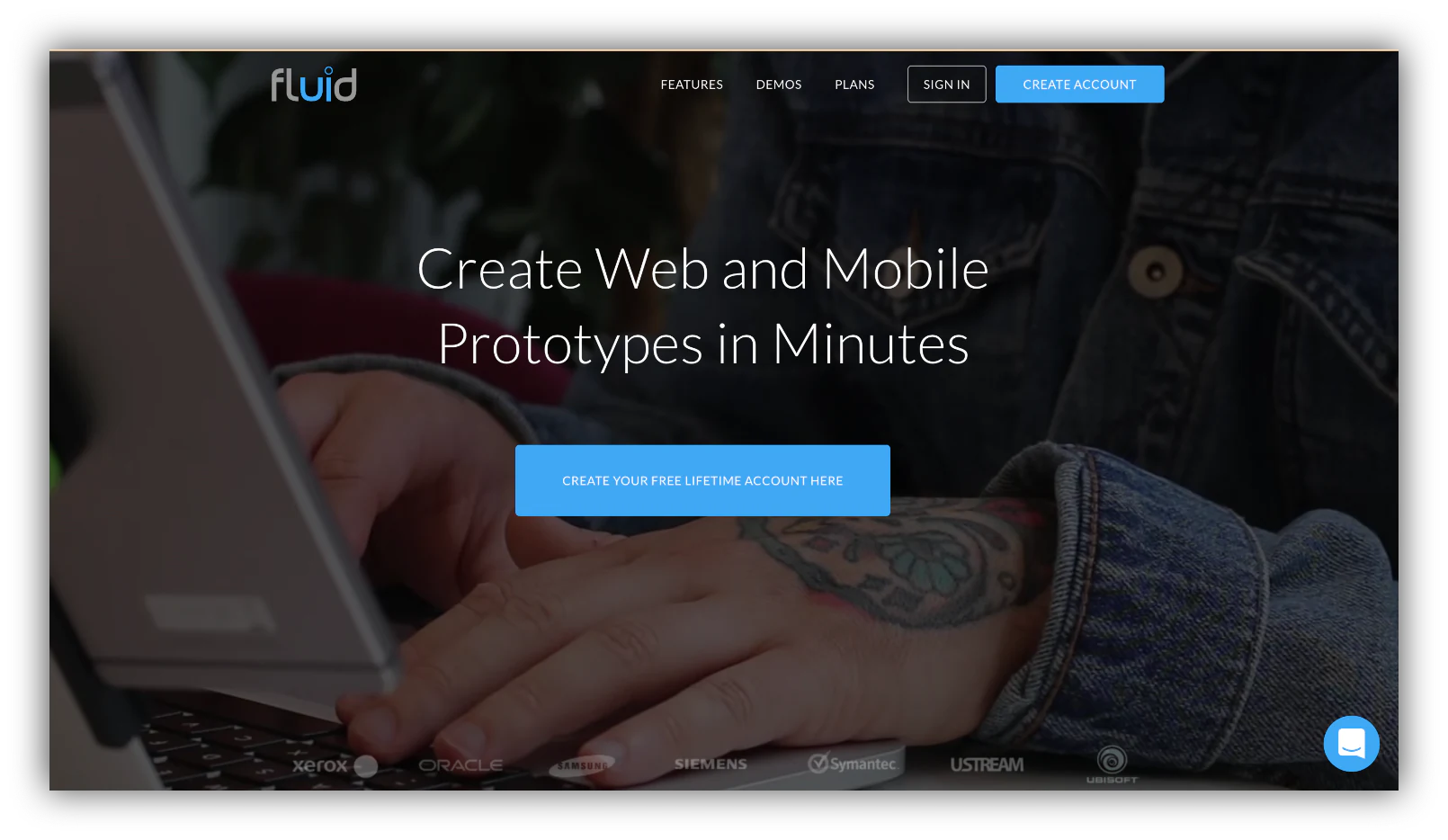 fluidui home page