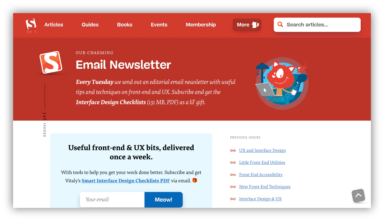 The Smashing Email Newsletter