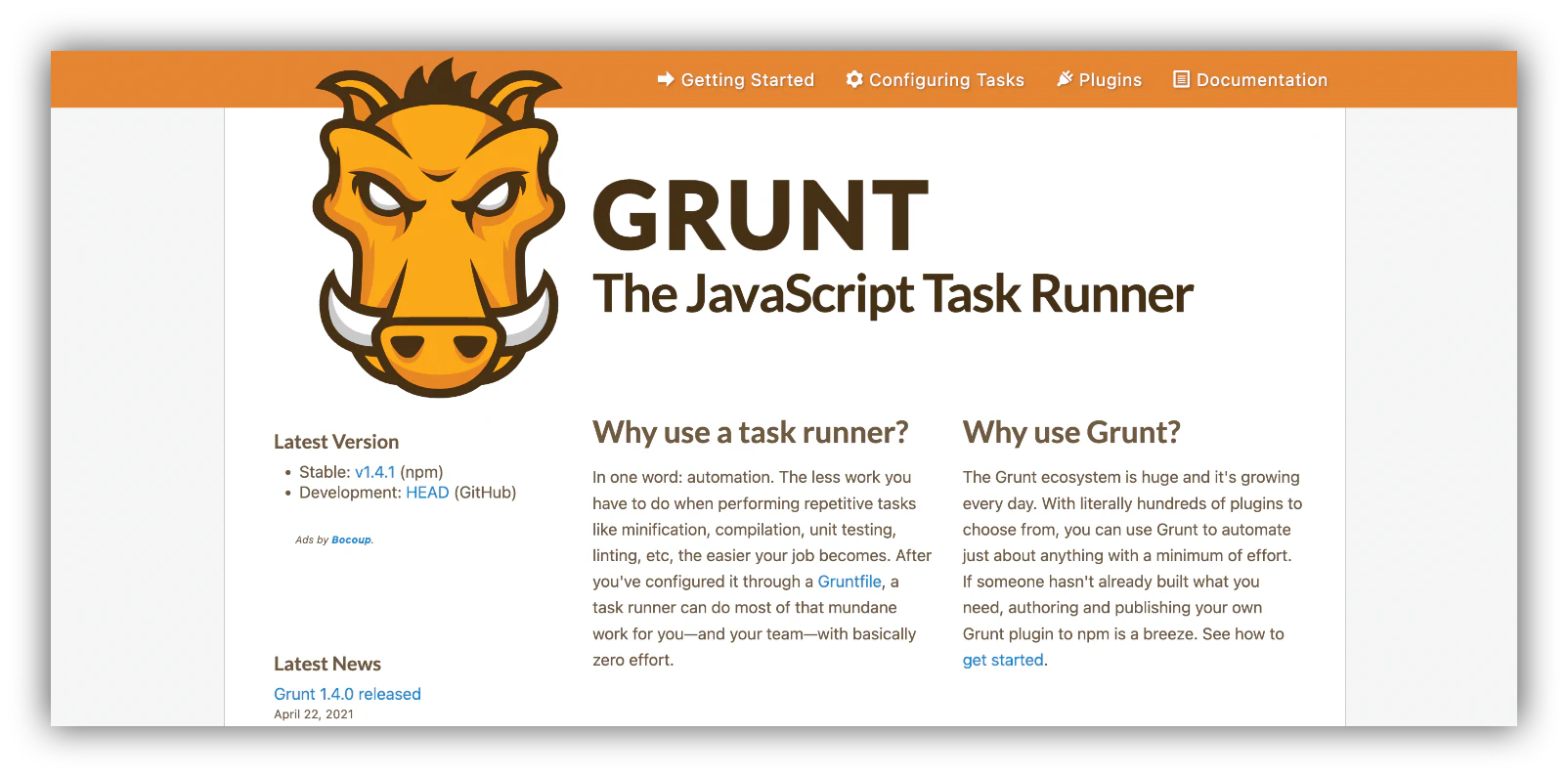 grunt homepage