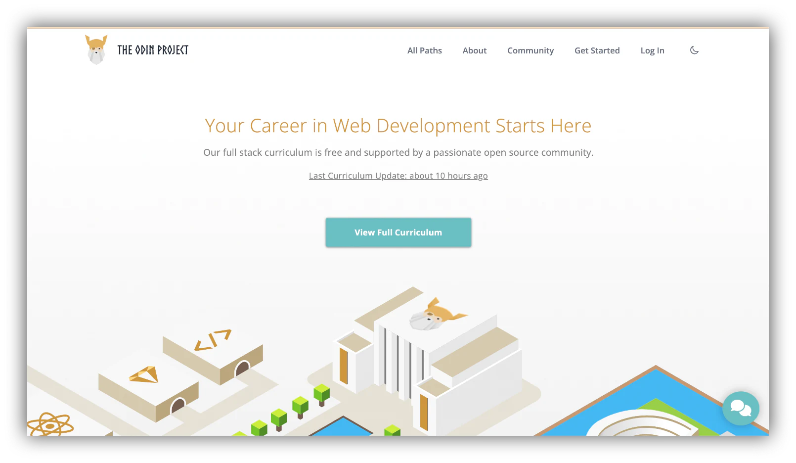 the odin project learning resources homepage