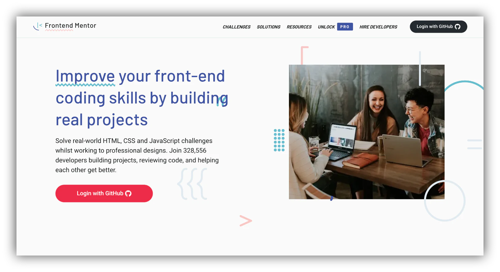 frontend mentor learning resources homepage