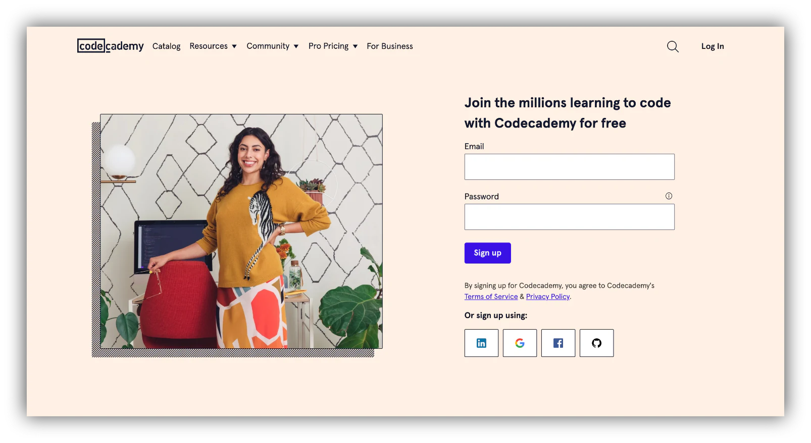 codeacademy learning resources homepage