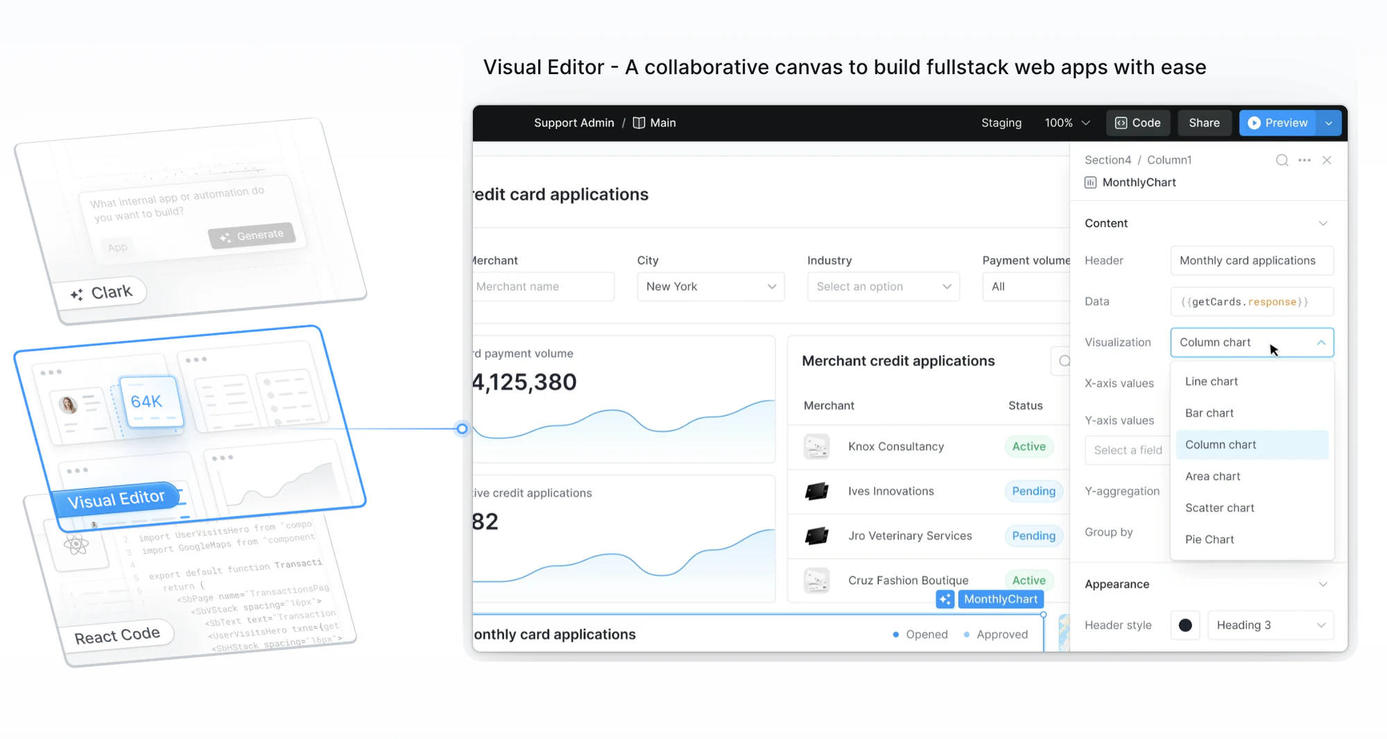 Superblocks low-code platform for building custom internal tools