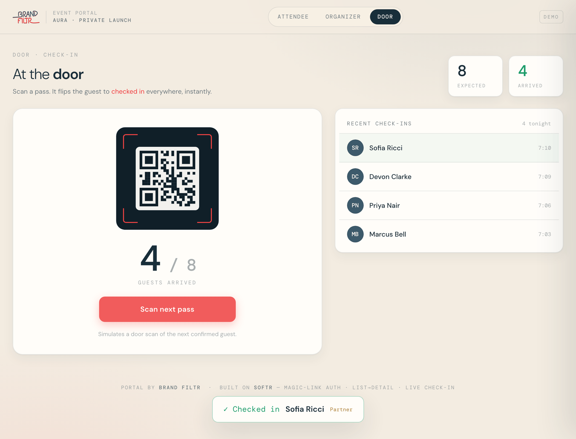 Secure RSVP — Invite-Only Event Portal with QR Check-In feature image