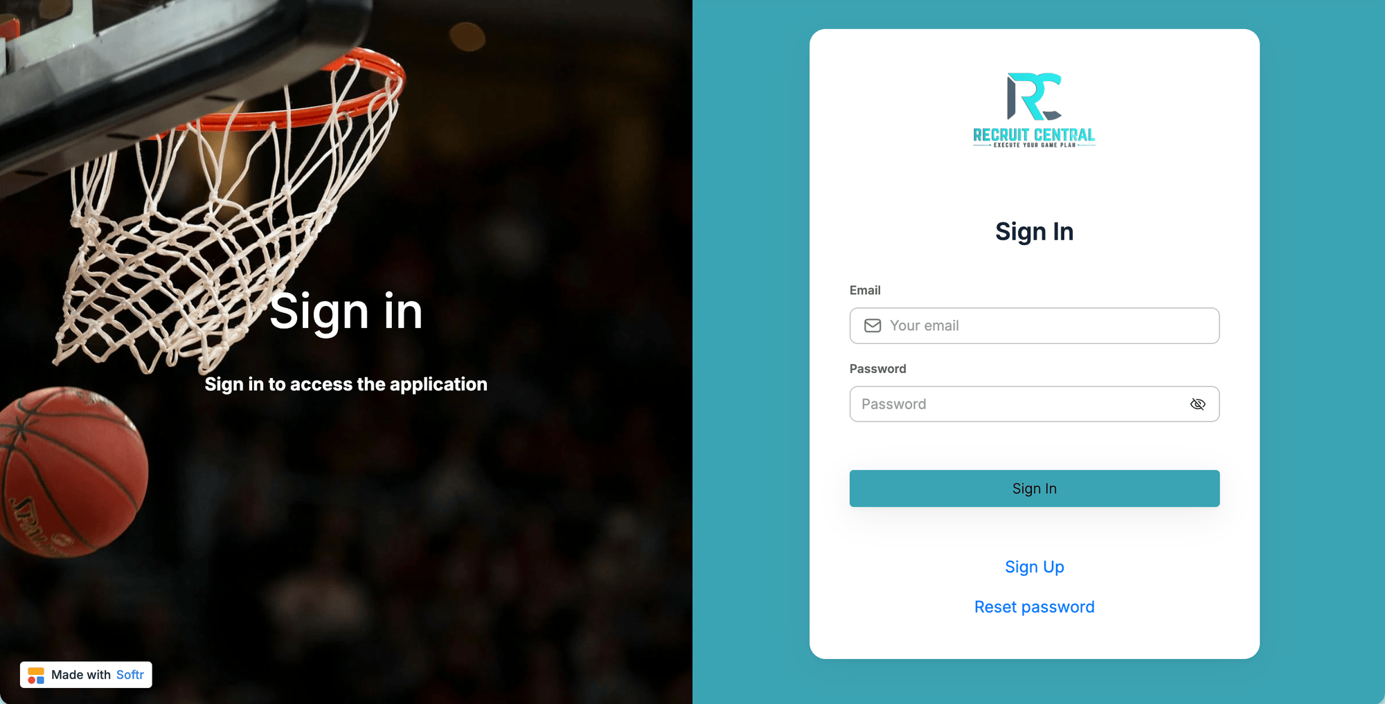 Recruit Central: Sports Recruiting & Scheduling App feature image