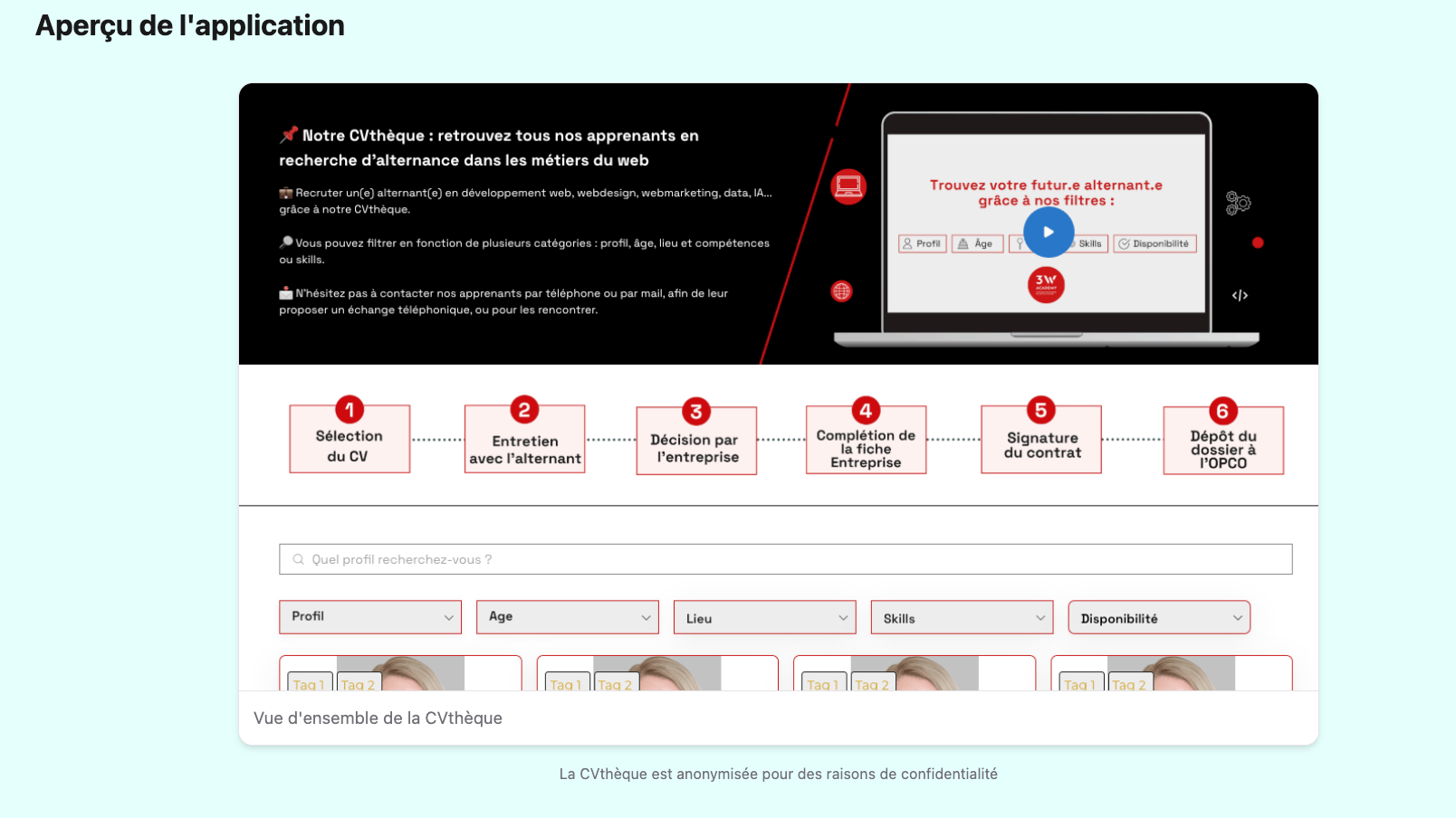 CVthèque - Organisme de formation feature image