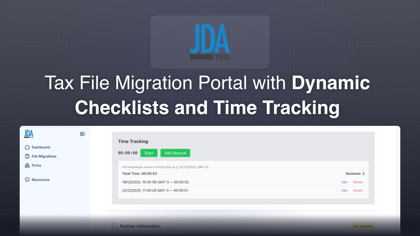 Tax File Migration Portal