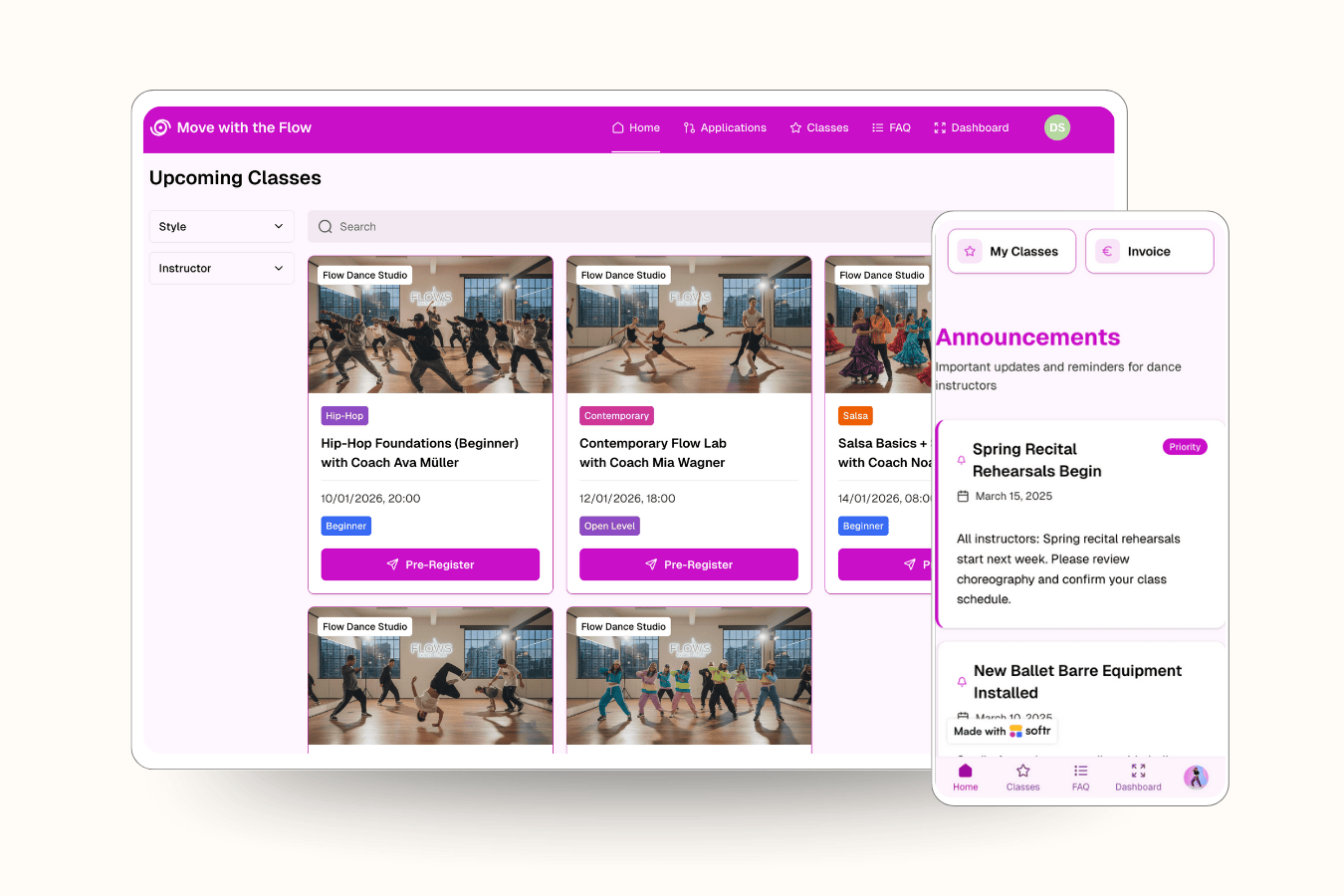 Class Management Platform