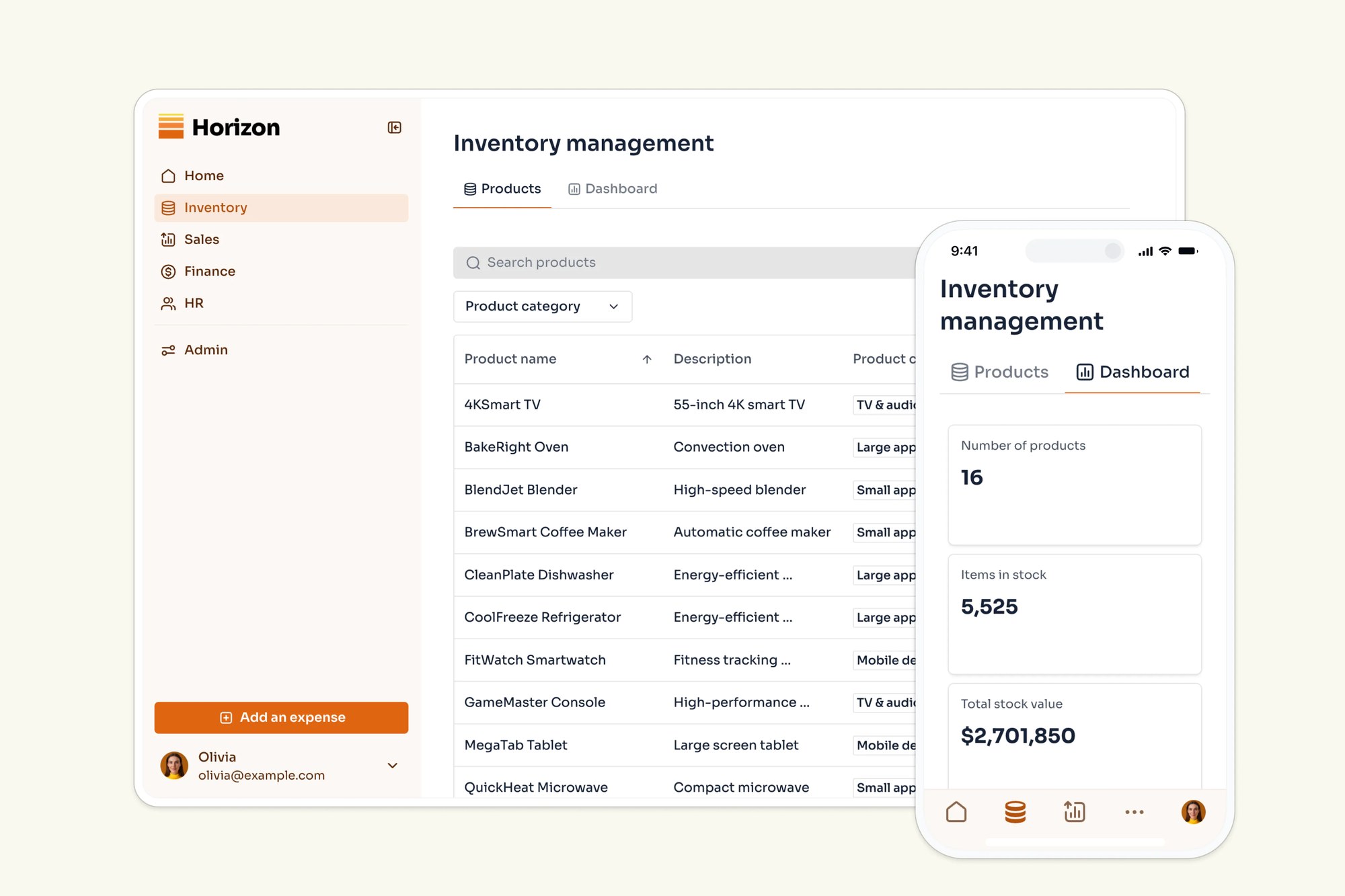 ERP template