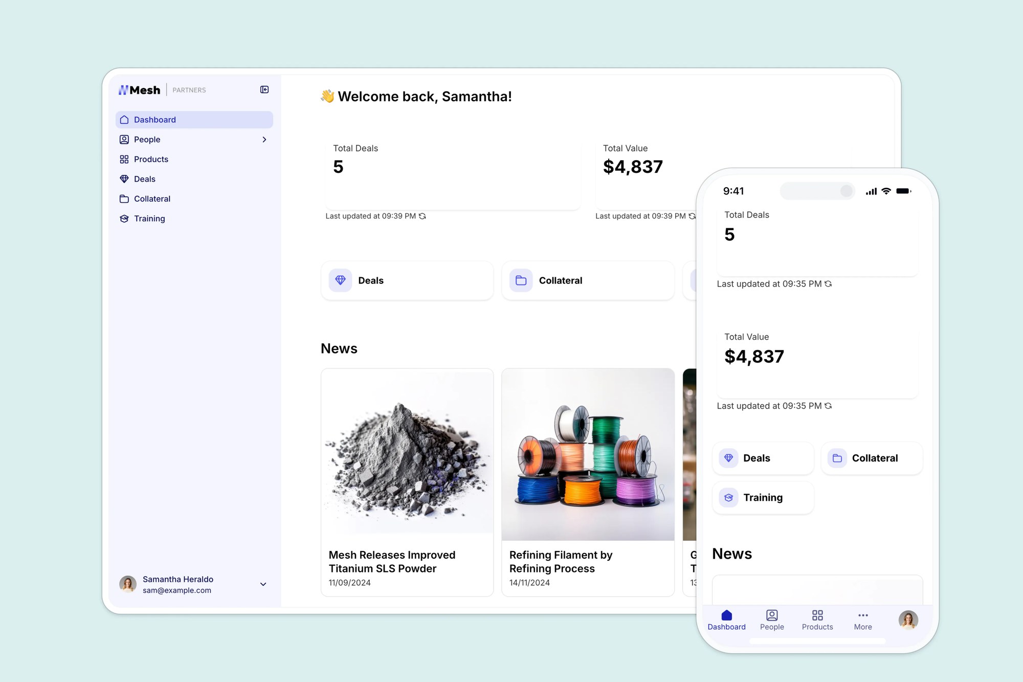 Partner Portal template