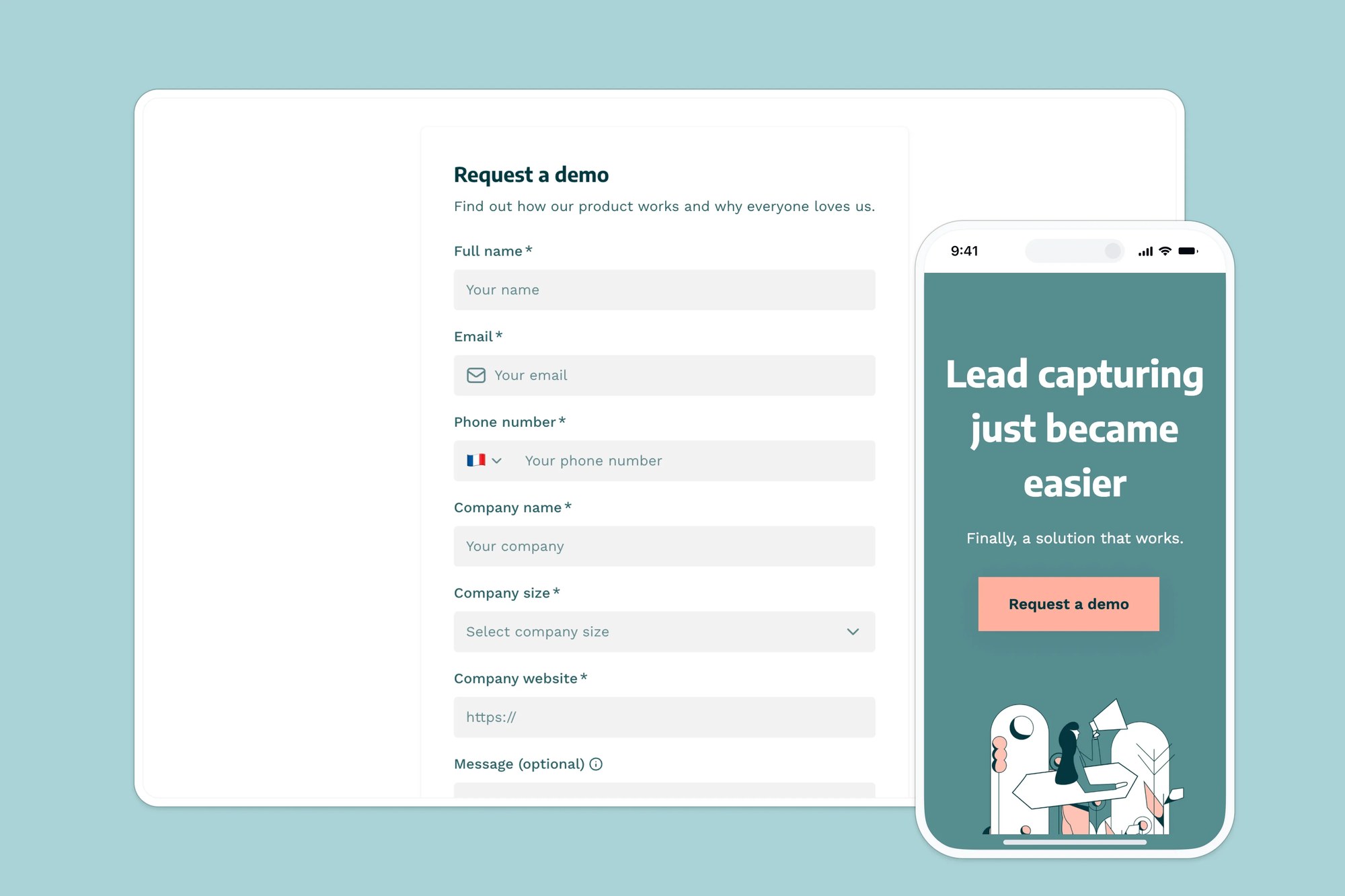 Lead Capture Form template