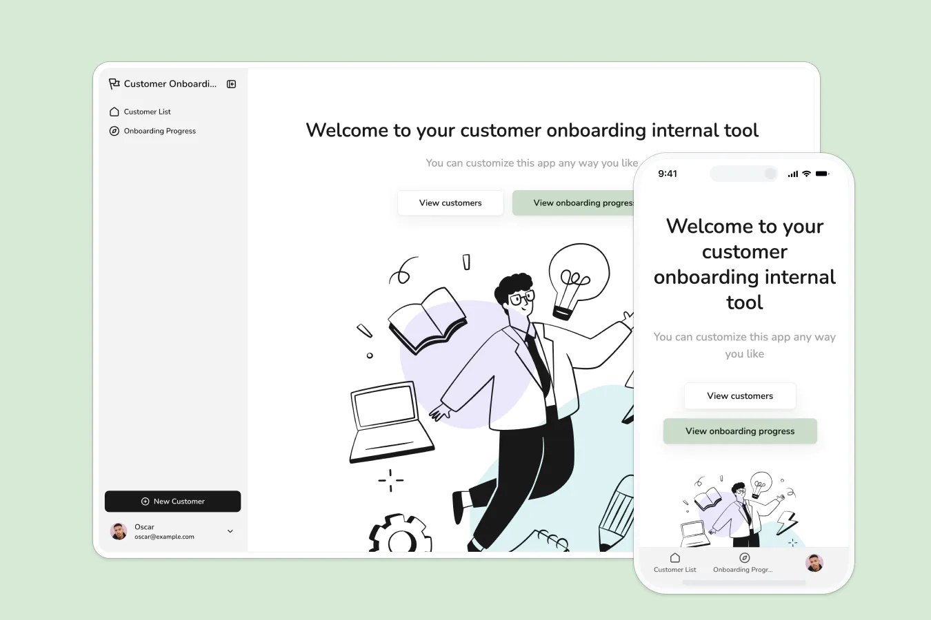 Customer Onboarding template