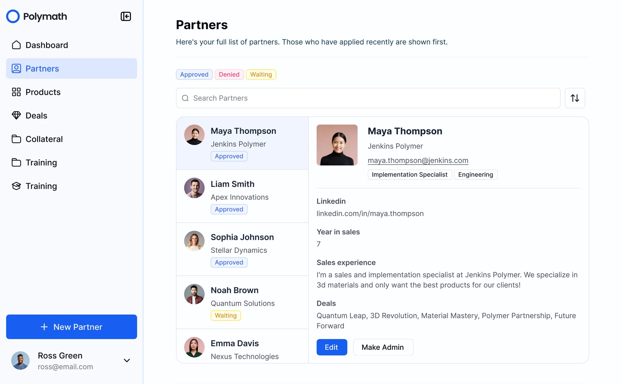 Partner portal
