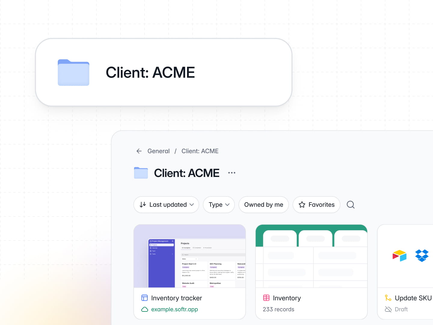 Workspace folders