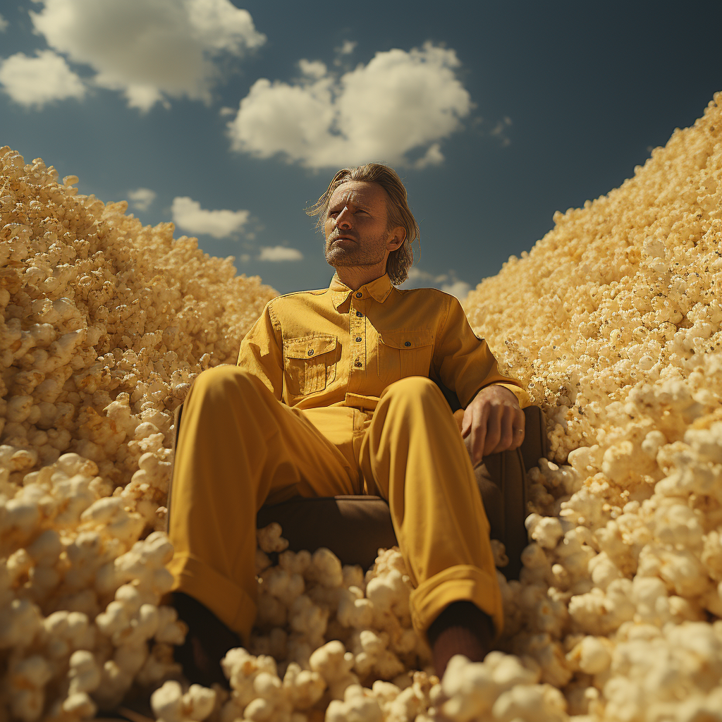 Volcano view from top of hill