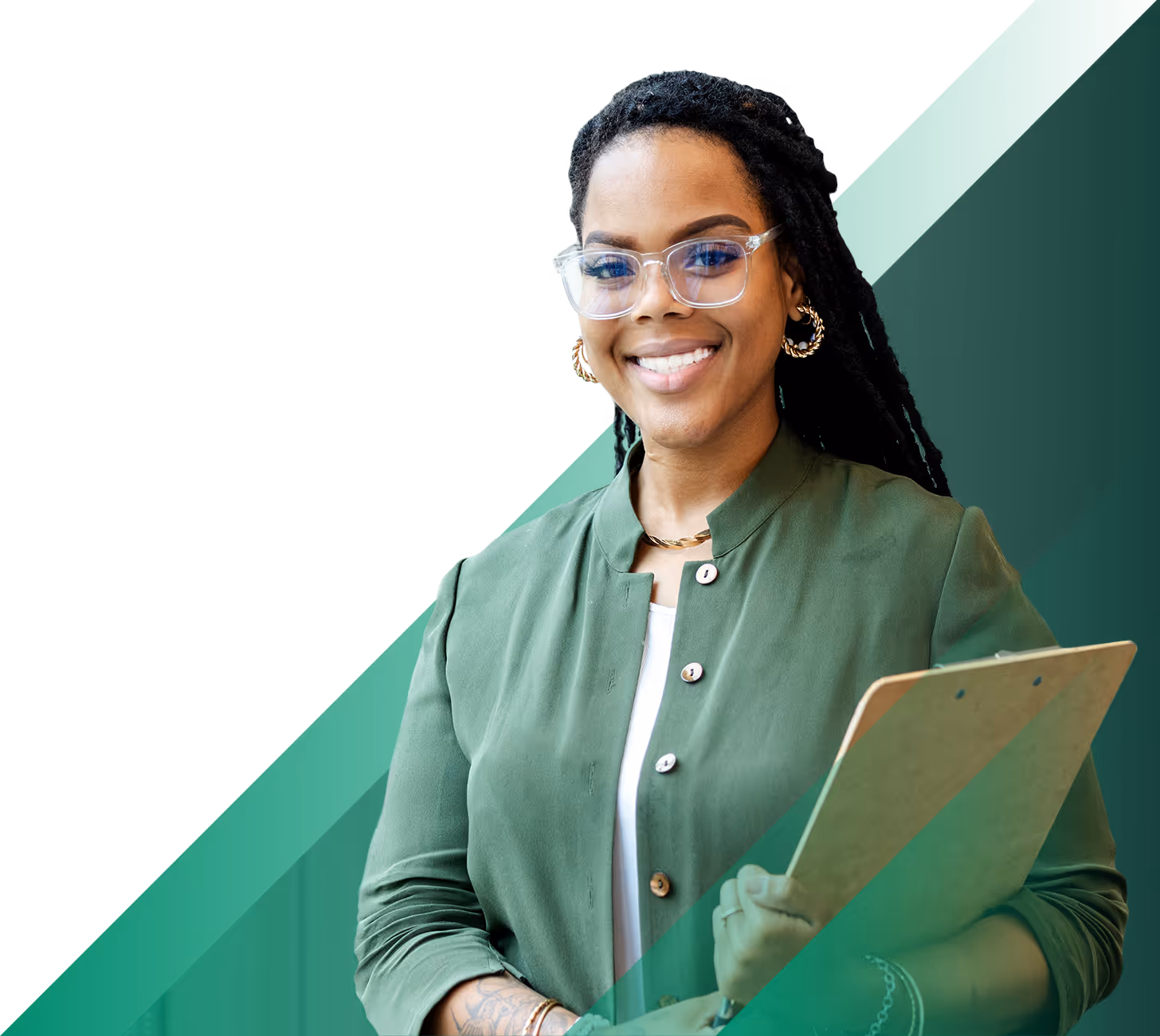 Portrait of a female healthcare administrator